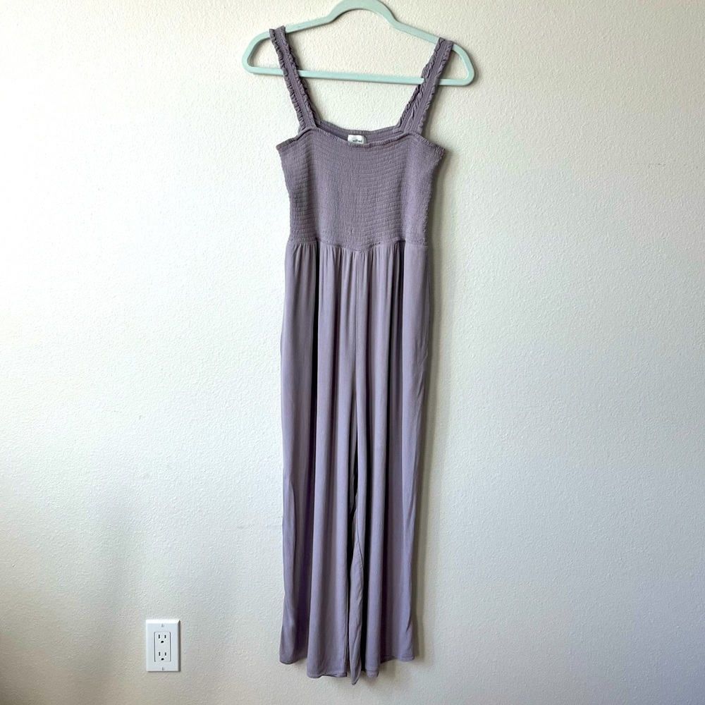 Wilfred Aritzia Chianti Cropped Jumpsuit in Lavender
